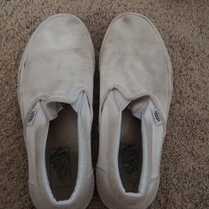 White vans. They just need to be cleaned.